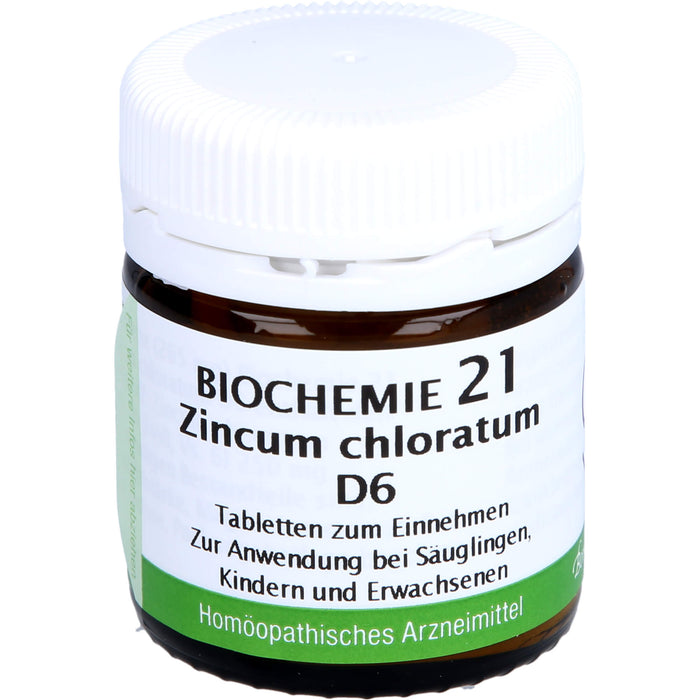 Biochemie 21 Zincum chloratum Bombastus D6 Tbl., 80 St TAB