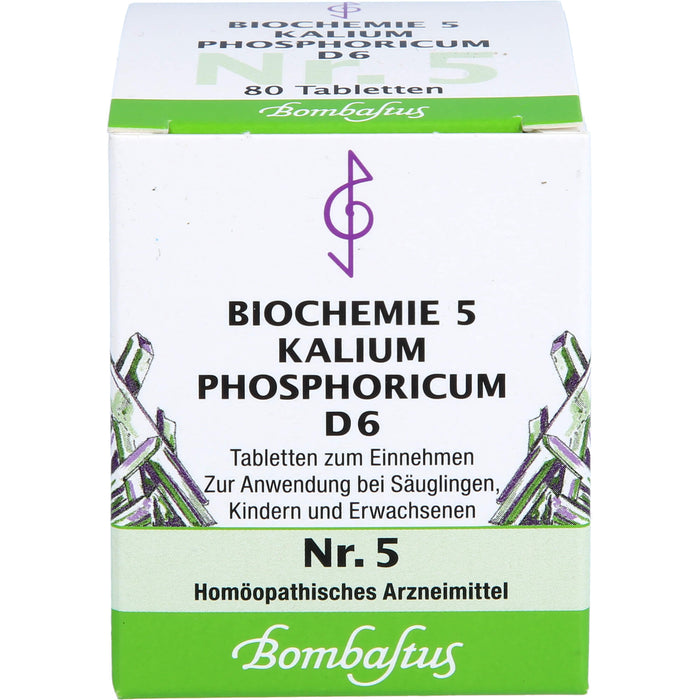 Bombastus Biochemie 5 Kalium phosphoricum D6 Tabletten, 80 St. Tabletten