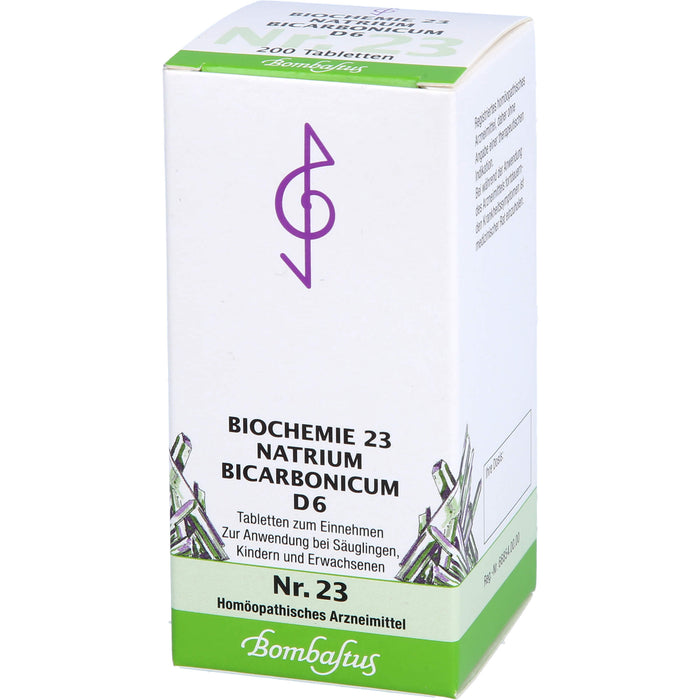Biochemie 23 Natrium bicarbonicum Bombastus D6 Tbl., 200 St TAB