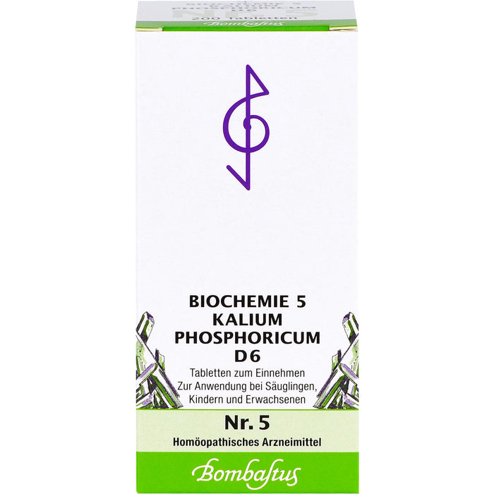 Bombastus Biochemie 5 Kalium phosphoricum D6 Tabletten, 200 St. Tabletten