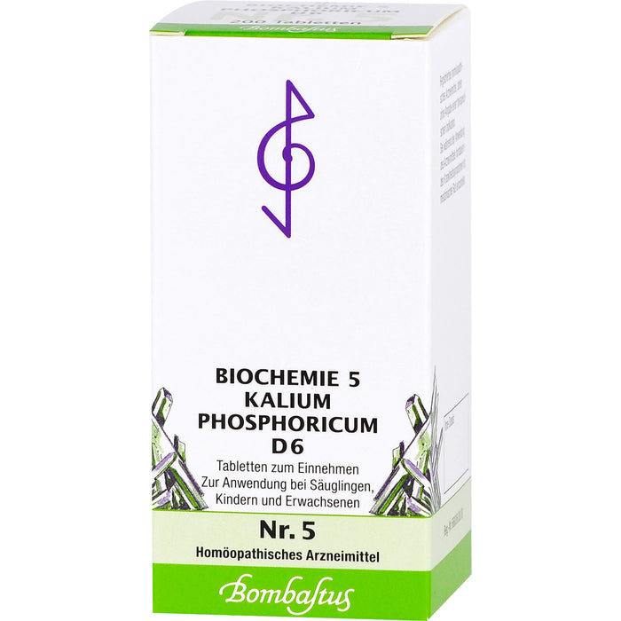 Bombastus Biochemie 5 Kalium phosphoricum D6 Tabletten, 200 St. Tabletten