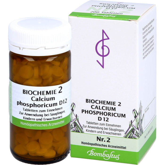 Biochemie 2 Calcium phosphoricum Bomastus D12 Tbl., 200 St TAB
