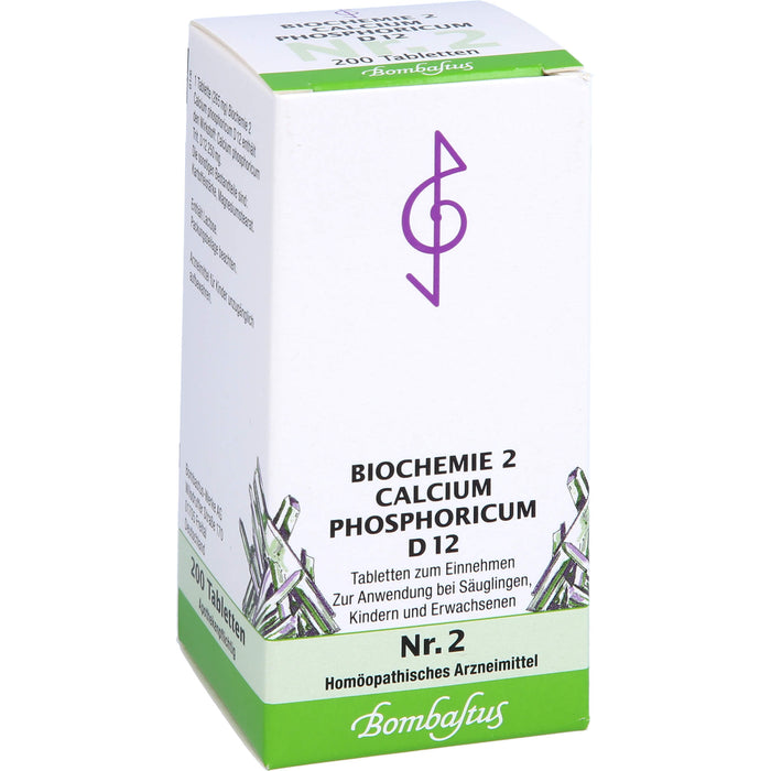 Biochemie 2 Calcium phosphoricum Bomastus D12 Tbl., 200 St TAB