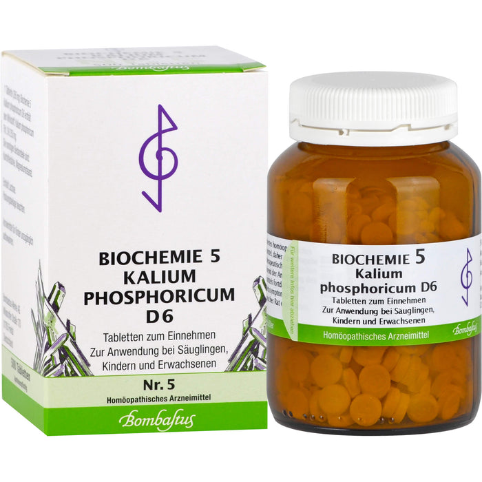 Bombastus Biochemie 5 Kalium phosphoricum D6 Tabletten, 500 St. Tabletten