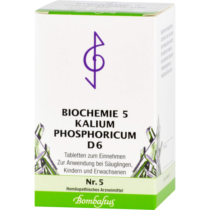 Bombastus Biochemie 5 Kalium phosphoricum D6 Tabletten, 500 St. Tabletten