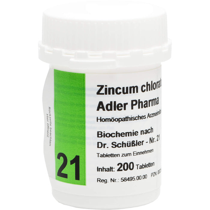 Biochemie Adler 21 Zincum chloratum D12 Tbl., 200 St TAB