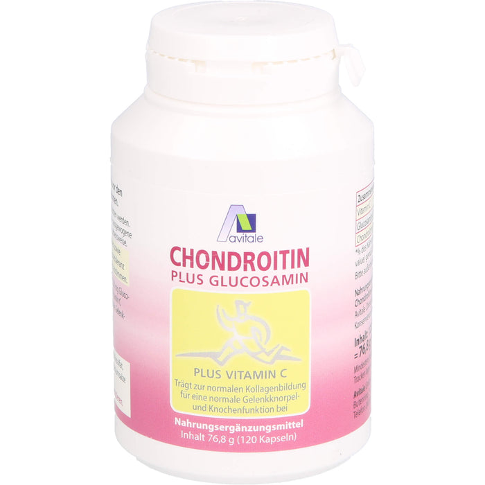 Avitale Chondroitin Glucosamin plus Vitamin C Kapseln, 120 St. Kapseln