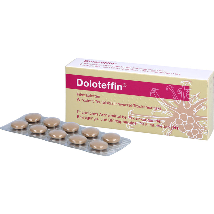 Doloteffin Filmtabletten bei Erkrankungen des Bewegungs- und Stützapparates, 20 St. Tabletten