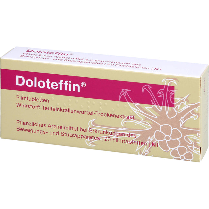 Doloteffin Filmtabletten bei Erkrankungen des Bewegungs- und Stützapparates, 20 St. Tabletten
