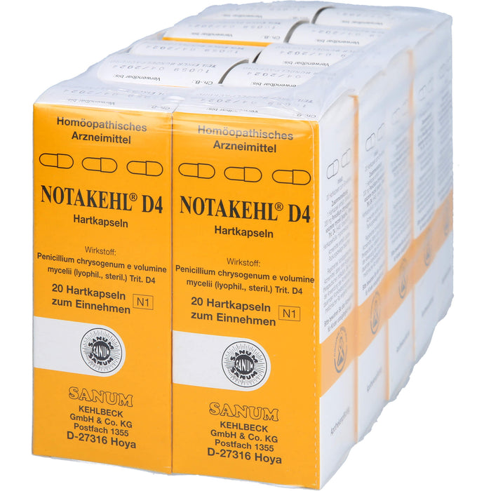 SANUM-KEHLBECK Notakehl D4 Kapseln, 200 St. Kapseln