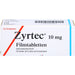 Zyrtec 10 mg Filmtabletten zur Linderung allergischer Rhinitis und Urtikaria, 50 St. Tabletten
