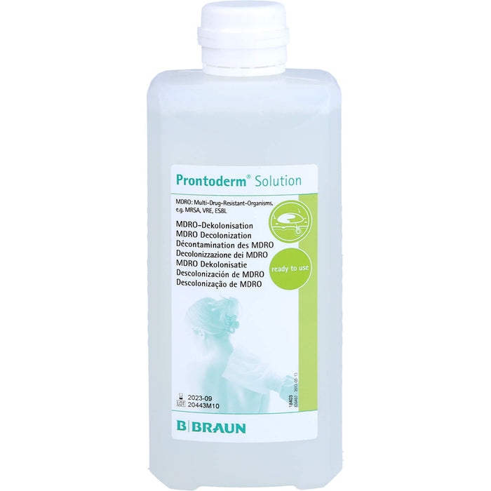 Prontoderm Lösung zur MRE-Dekolonisation von Haut und Schleimhaut, 500 ml Lösung