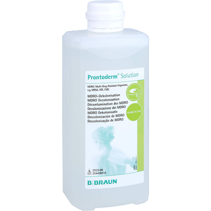 Prontoderm Lösung zur MRE-Dekolonisation von Haut und Schleimhaut, 500 ml Lösung