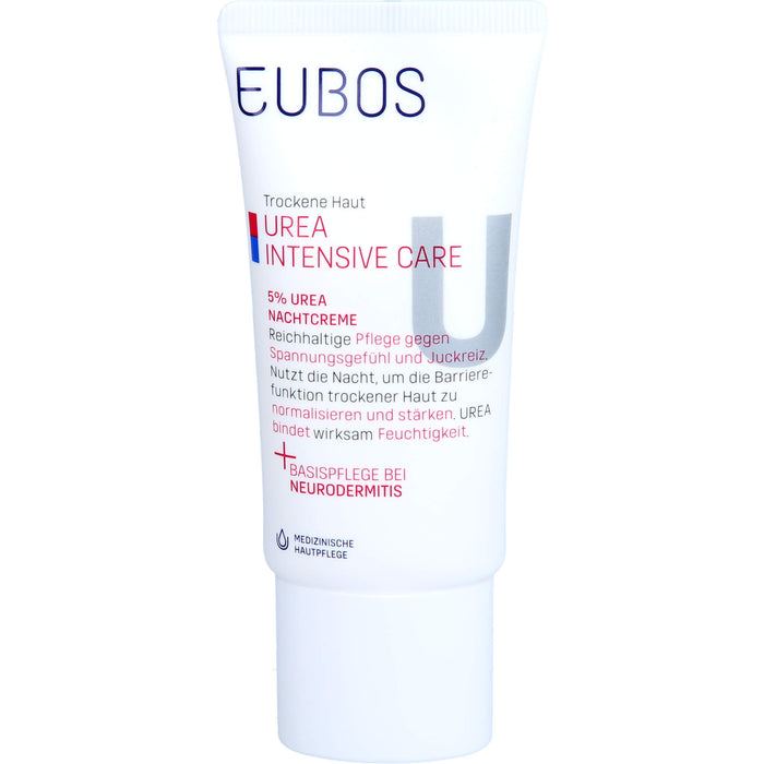 EUBOS Trockene Haut Urea 5% Nachtcreme, 50 ml Creme