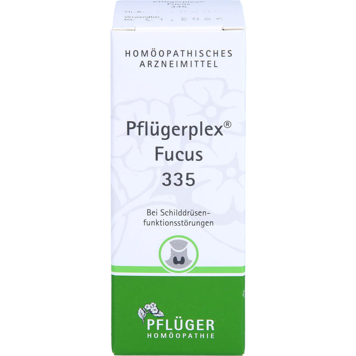 Pflügerplex Fucus 335 Tabletten bei Schilddrüsenfunktionsstörungen, 100 St. Tabletten