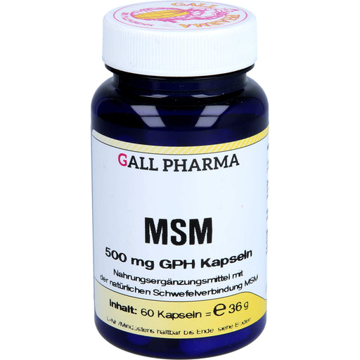 MSM 500 mg GPH Kapseln, 60 St KAP