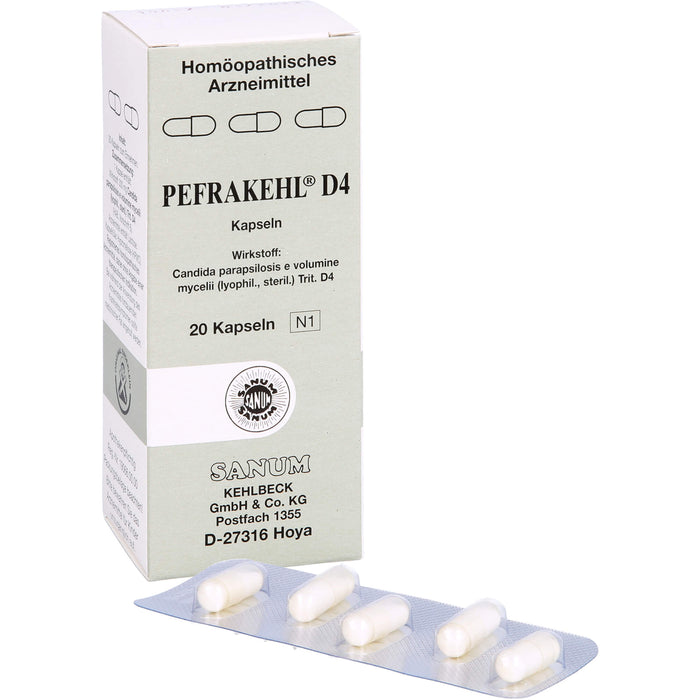SANUM-KEHLBECK Pefrakehl D4 Kapseln, 20 St. Kapseln