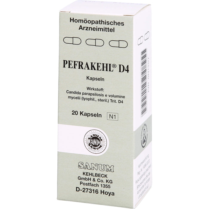 SANUM-KEHLBECK Pefrakehl D4 Kapseln, 20 St. Kapseln
