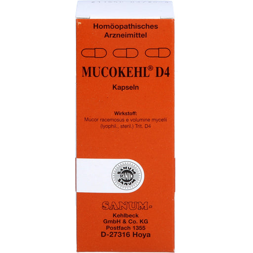 SANUM-KEHLBECK Mucokehl D4 Kapseln, 20 St. Kapseln