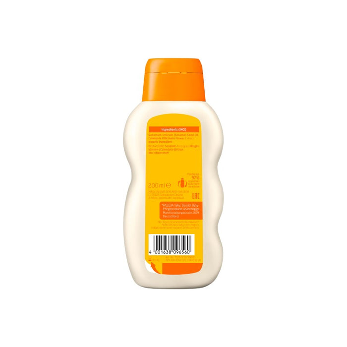 WELEDA Calendula Baby-Pflegeöl parfumfrei, 200 ml Öl