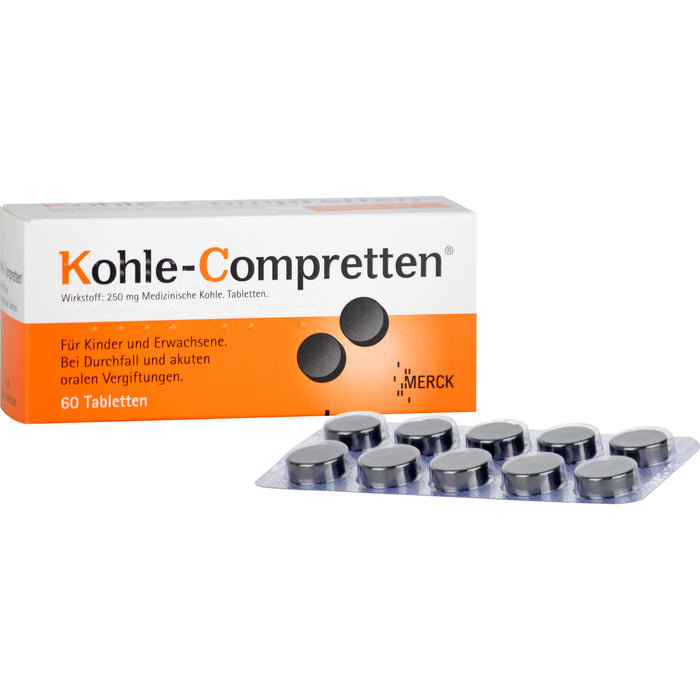 Kohle-Compretten®, Tabletten, 60 St TAB