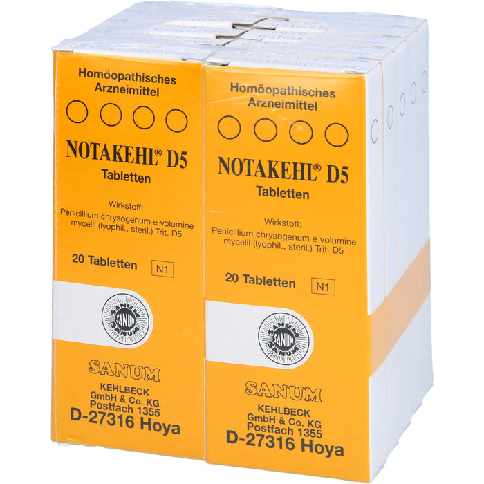 SANUM-KEHLBECK Notakehl D5 Tabletten, 200 St. Tabletten