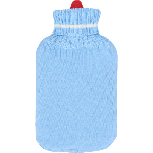 Wärmflasche mit Rollkragen-Pullover-Bezug, 1 St. Wärmflasche