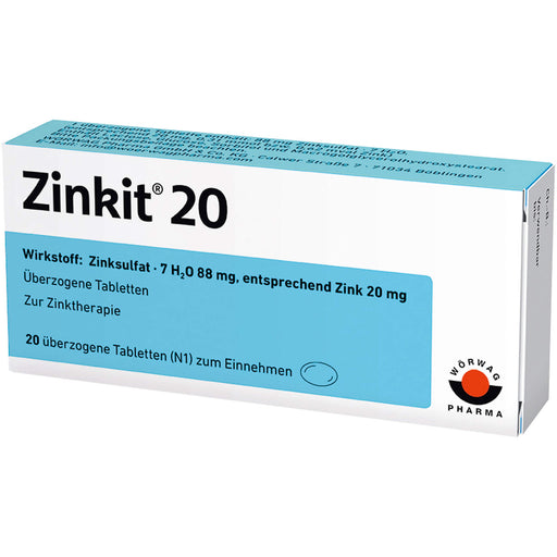 Zinkit 20 zur Zinktherapie, 20 St. Tabletten