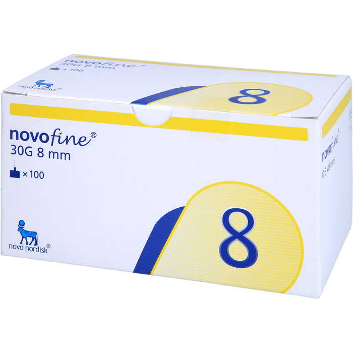 NOVOFINE 8 Kanülen 0,30 x 8 mm, 100 St. Kanülen