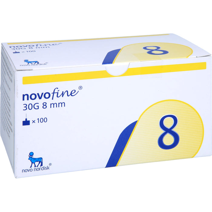 NOVOFINE 8 Kanülen 0,30 x 8 mm, 100 St. Kanülen