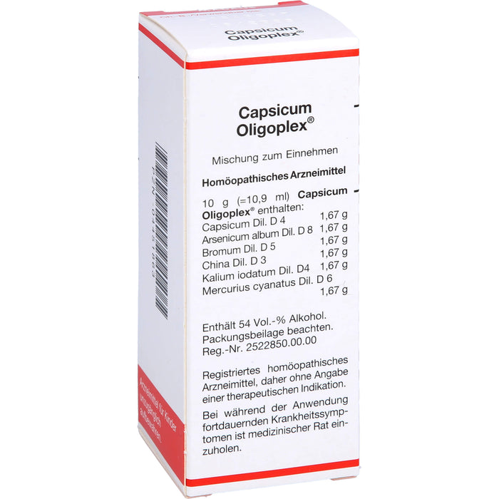 Capsicum Oligoplex, Mischung, 50 ml LIQ