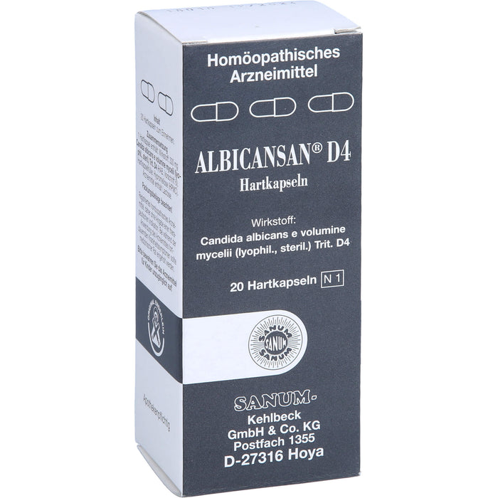 SANUM-KEHLBECK Albicansan D4 Kapseln, 20 St. Kapseln