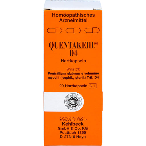 SANUM-KEHLBECK Quentakehl D4 Hartkapseln, 20 St. Kapseln