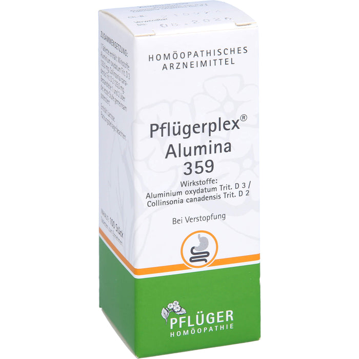 Pflügerplex Alumina 359 Tabletten bei Verstopfung, 100 St. Tabletten