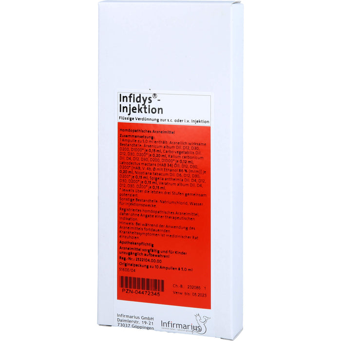 Infidys Injektion flüssige Verdünnung, 10 St. Ampullen