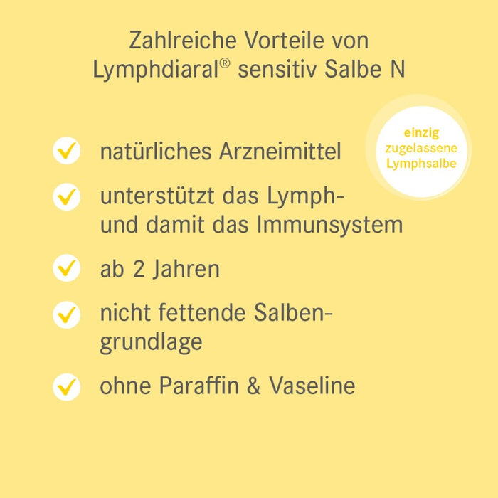 Lymphdiaral sensitiv Salbe N, 100 g Salbe