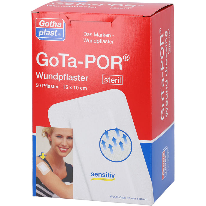 GoTa-POR Wundpflaster steril 150mmx100mm, 50 St PFL