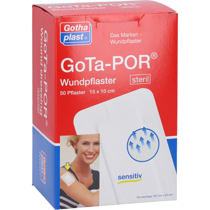 GoTa-POR Wundpflaster steril 150mmx100mm, 50 St PFL