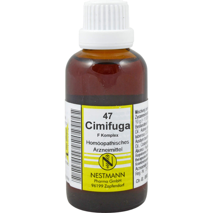 NESTMANN Cimicifuga F Komplex Nr. 47 flüssige Verdünnung, 50 ml Lösung