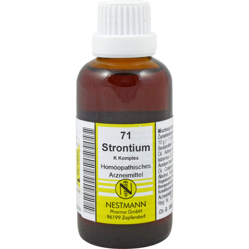 Nestmann Strontium K Komplex Nr. 71 Dilution, 50 ml Lösung