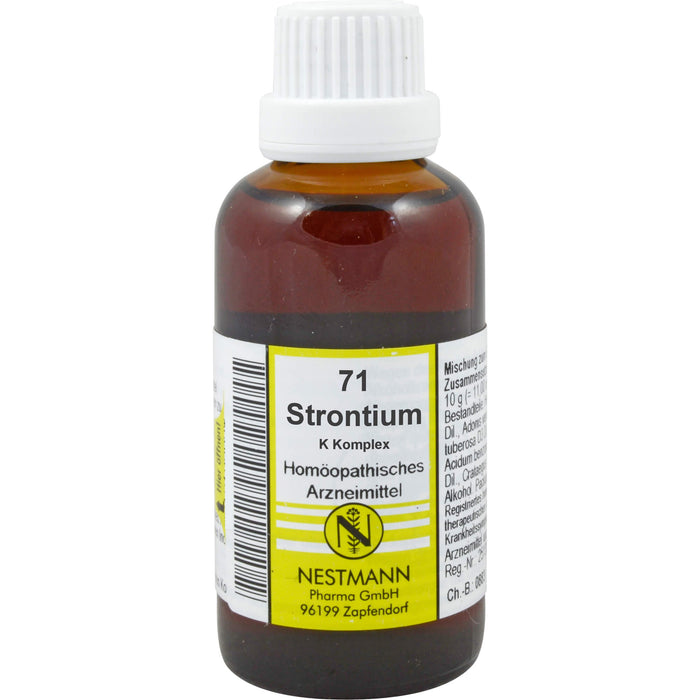 Nestmann Strontium K Komplex Nr. 71 Dilution, 50 ml Lösung