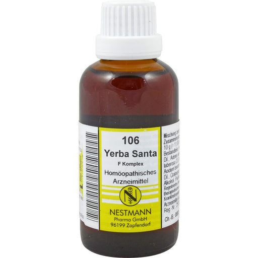 NESTMANN Yerba Santa F Komplex Nr. 106 flüssige Verdünnung, 50 ml Lösung