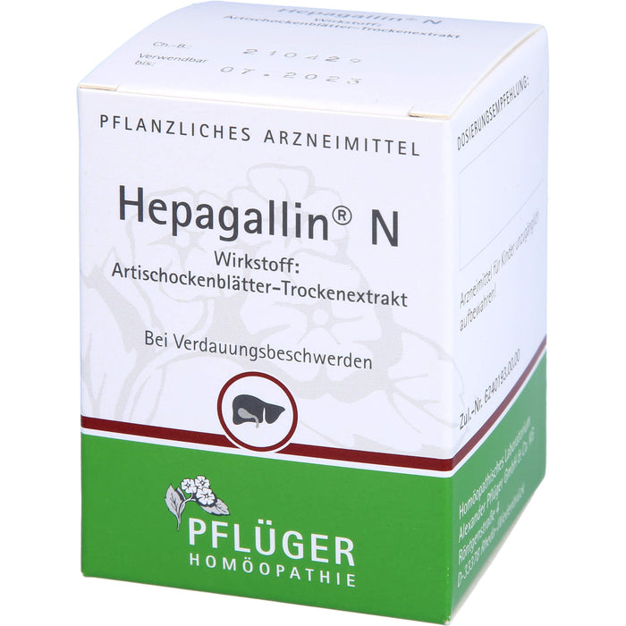 Pflüger Hepagallin N Dragees bei Verdauungsbeschwerden, 100 St. Tabletten