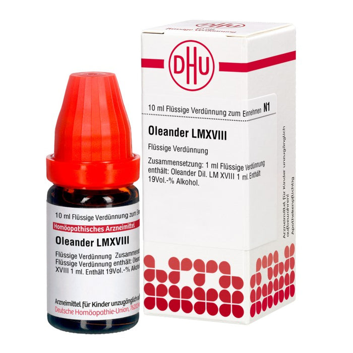 Oleander LM XVIII DHU Dilution, 10 ml Lösung