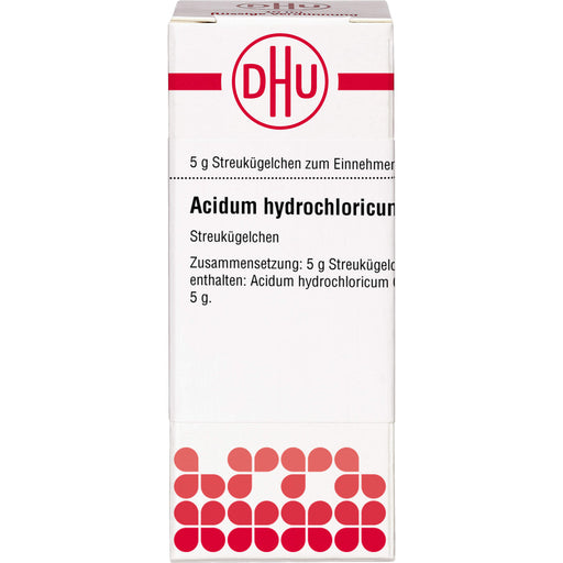 DHU Acidum hydrochloricum LM VI Streukügelchen, 5 g Globuli