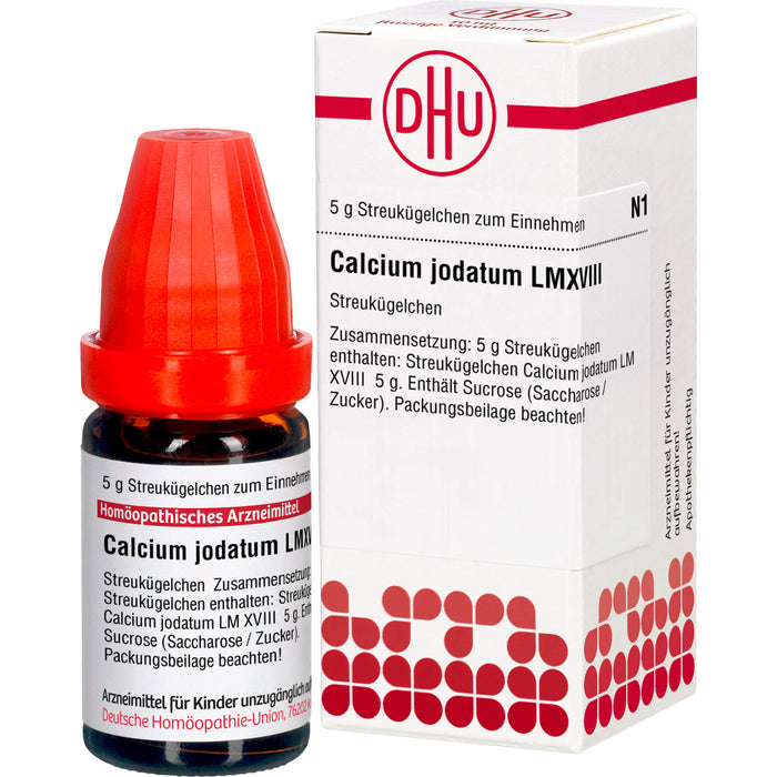 Calcium jodatum LM XVIII DHU Globuli, 5 g Globuli