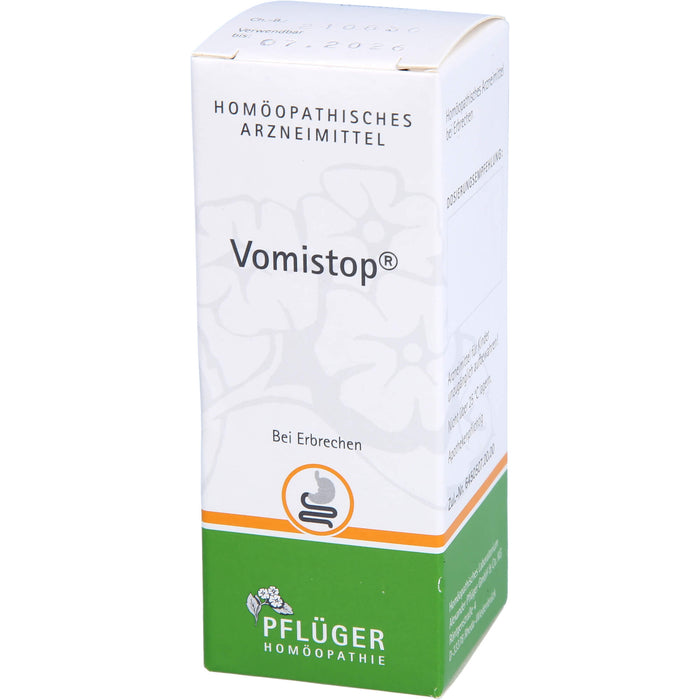 Pflüger Vomistop Tabletten bei Erbrechen, 100 St. Tabletten