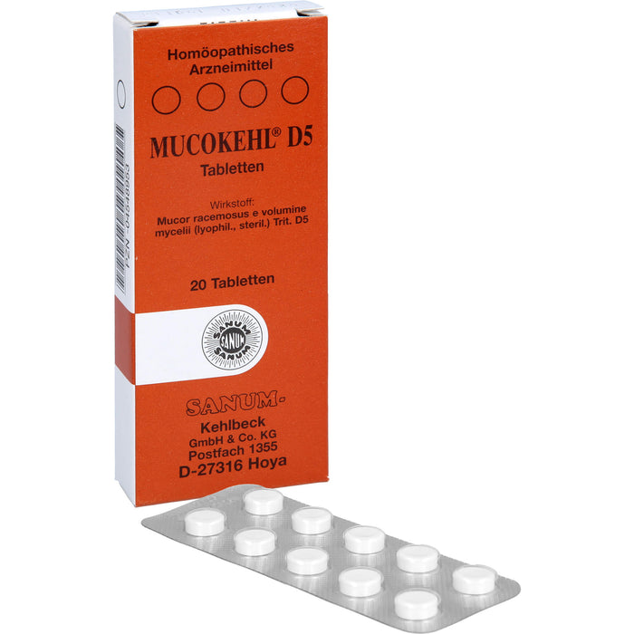 SANUM-KEHLBECK Mucokehl D5 Tabletten, 20 St. Tabletten