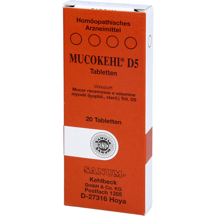 SANUM-KEHLBECK Mucokehl D5 Tabletten, 20 St. Tabletten