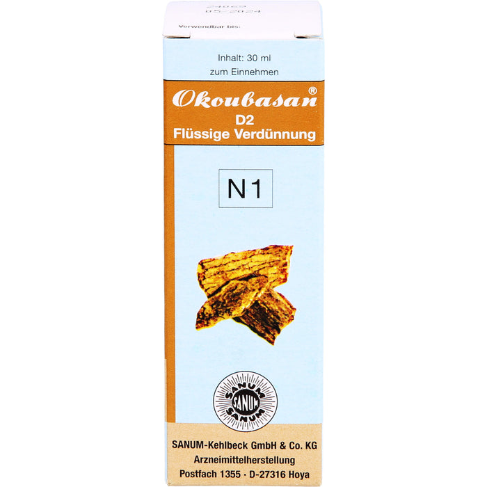 SANUM-KEHLBECK Okoubasan D2 flüssige Verdünnung, 30 ml Lösung
